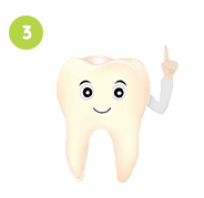 step 3 of the process of creating a dental impression